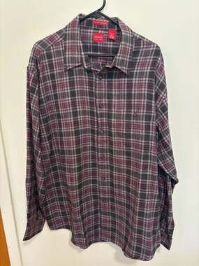 Arrow USA 1851 Vintage Cottons Long Sleeve Plaid Flannel Shirt